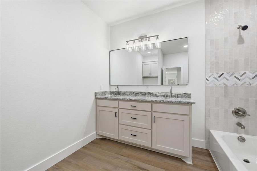 Furnished interior view inside a new home in , Fort Worth (Image 16).