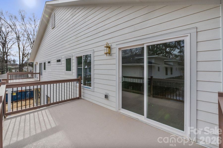 Exterior details and patio area of a home in , Charlotte (Image 28).