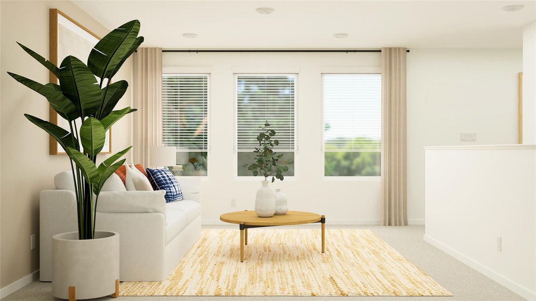 Furnished interior view inside a new home in Moore Landing, Magnolia (Image 3).