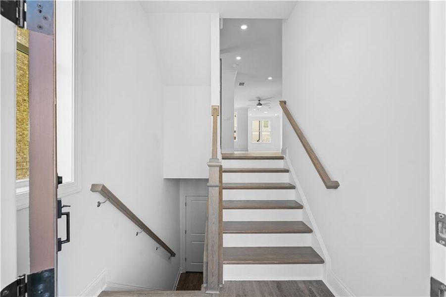 Furnished interior view inside a new home in Evanshire Townhomes, Duluth (Image 11).