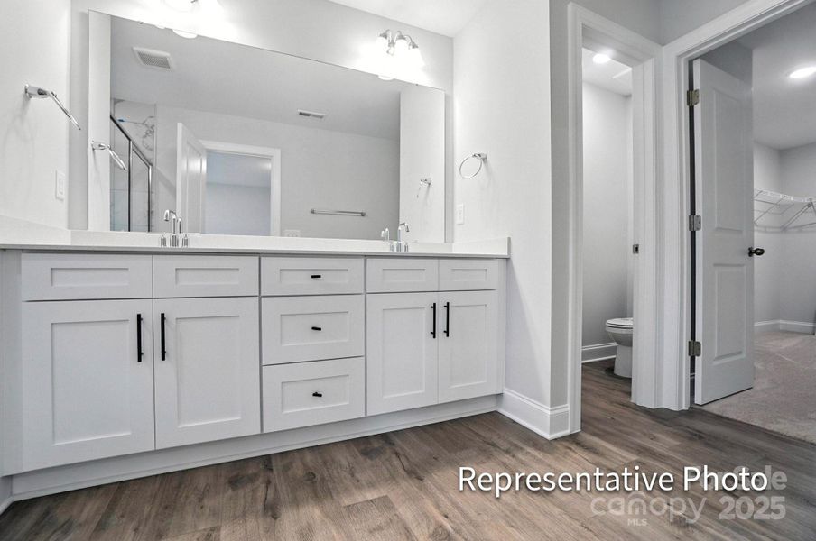 Furnished interior view inside a new home in Harrisburg Village Townhomes, Harrisburg (Image 16).
