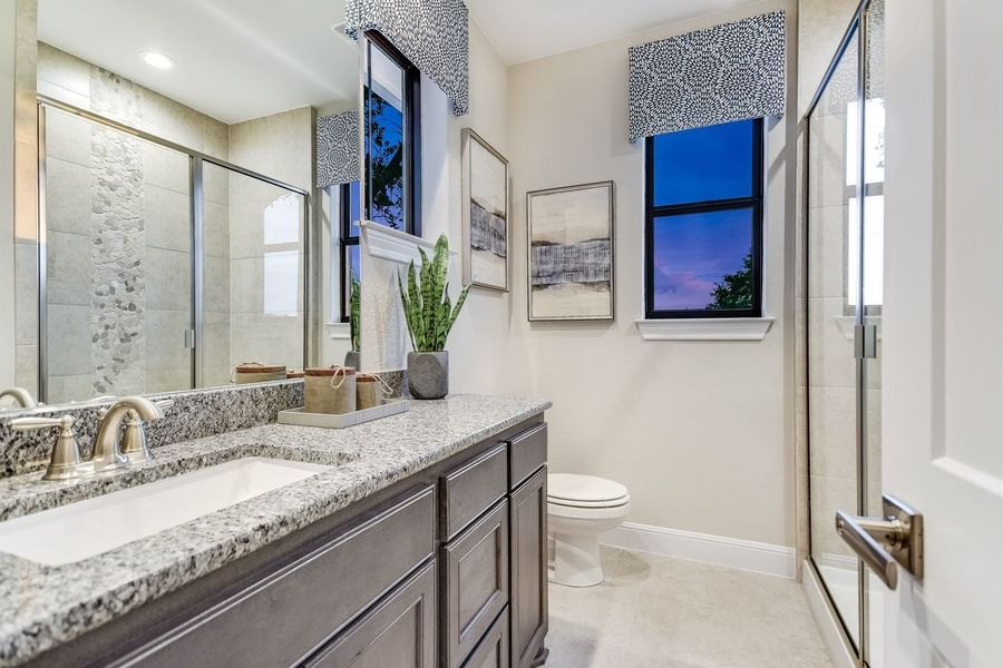 Representative furnished interior of a home built from the Catalina by Giddens Homes in Clearwater Ranch, Liberty Hill (Image 87).