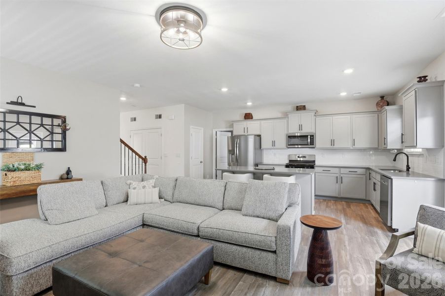 Furnished interior view inside a new home in Secrest Commons, Monroe (Image 6).