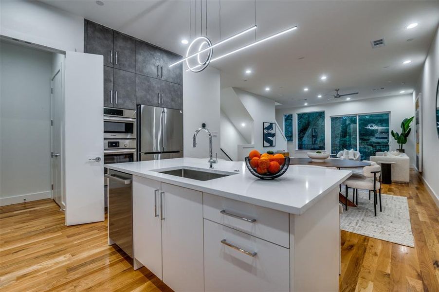 Furnished interior view inside a new home in Addison Reserve, Addison (Image 6).