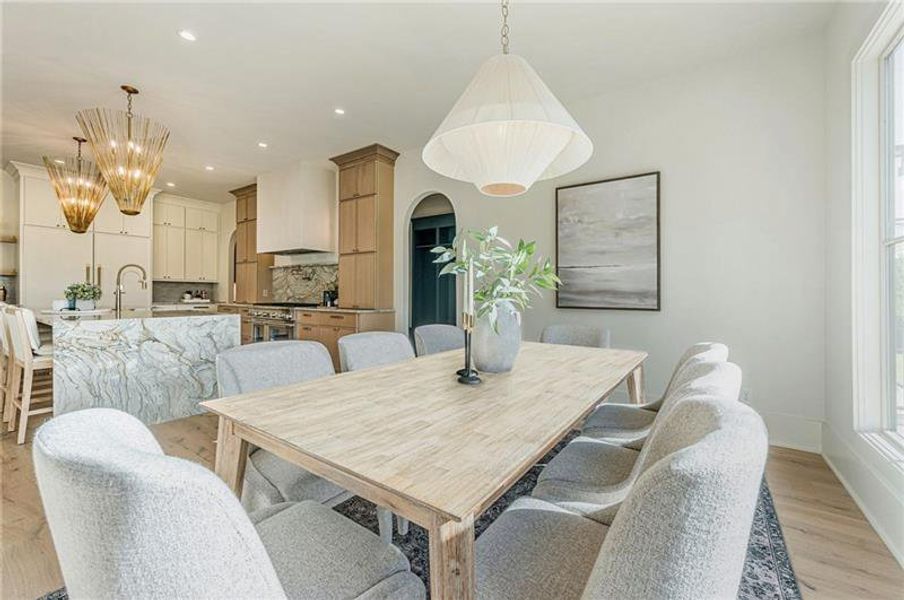 Furnished interior view inside a new home in , Canton (Image 5).