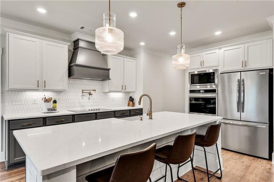 Furnished interior view inside a new home in Alcovy Station, Covington (Image 29).