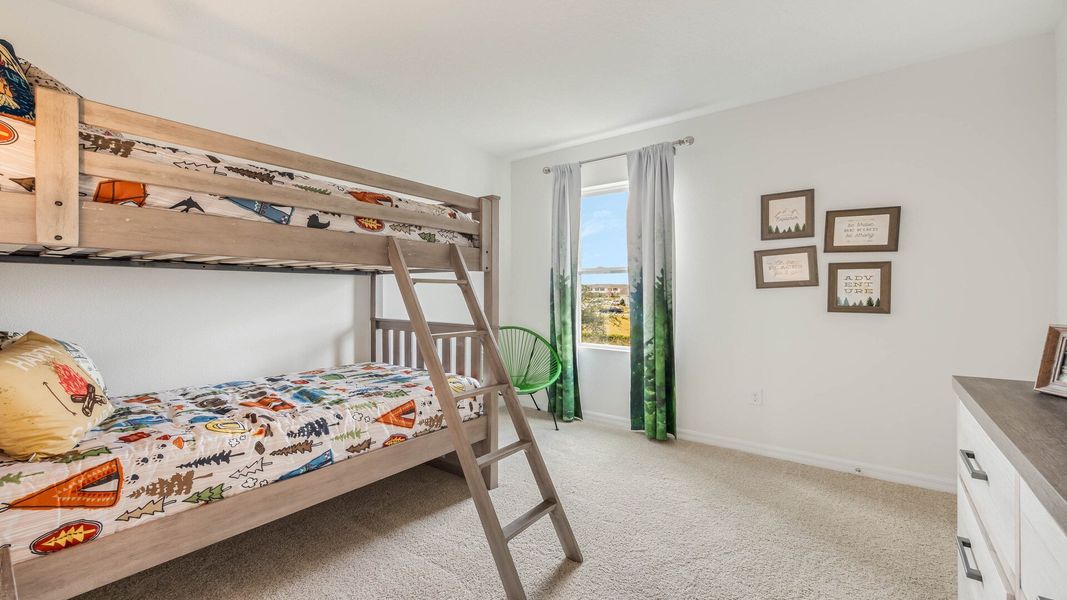 Furnished interior view inside a new home in Magnolia at the Bluffs Phase 3, Freeport (Image 17).