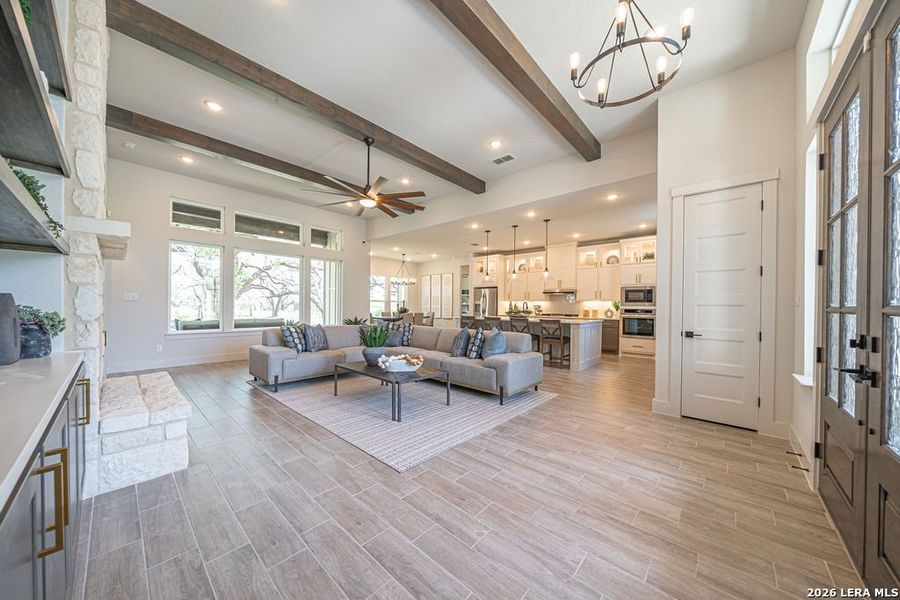 Furnished interior view inside a new home in , Floresville (Image 3).