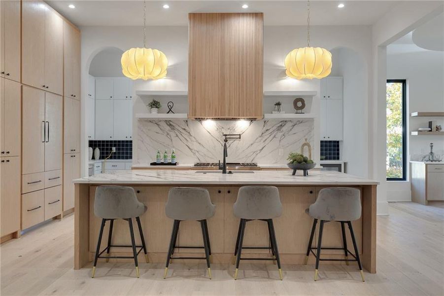 Furnished interior view inside a new home in , Atlanta (Image 29).