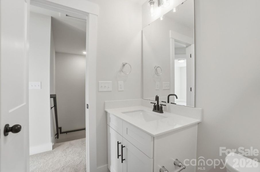 Furnished interior view inside a new home in Blythe Mill Townhomes, Waxhaw (Image 14).