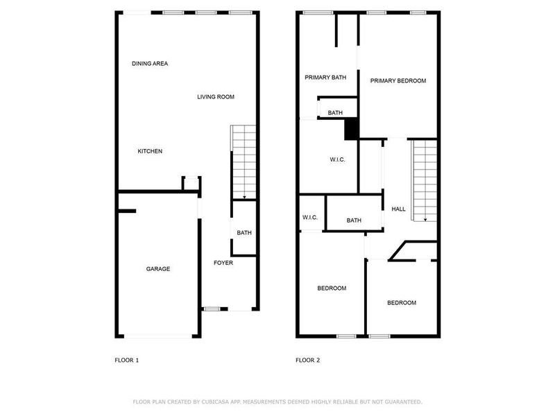 2D floor plan layout of this home in , Hoschton, GA (Image 3).
