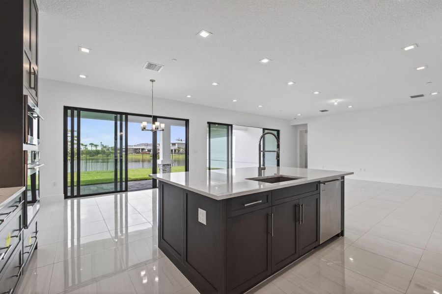 Furnished interior view inside a new home in Apex at Avenir, Palm Beach Gardens (Image 16).