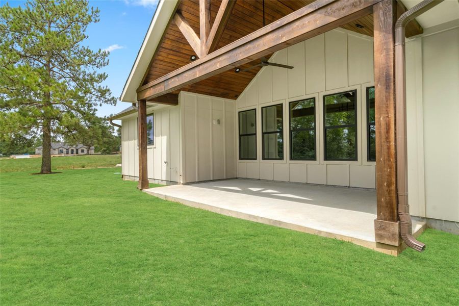 Exterior details and patio area of a home in , Montgomery (Image 28). Exterior details and patio area of a home in , Montgomery (Image 28).