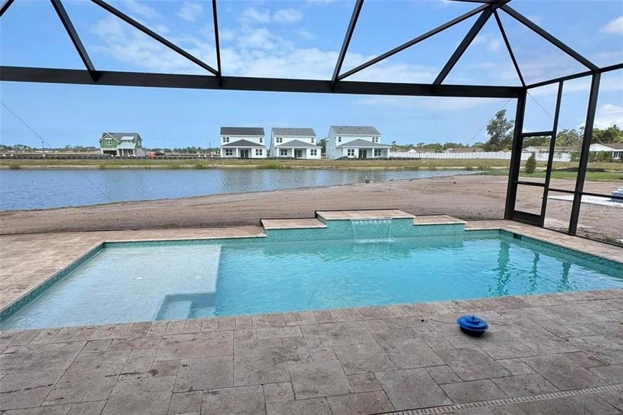 Exterior details and patio area of a home in Gracewater at Sarasota, Sarasota (Image 3).