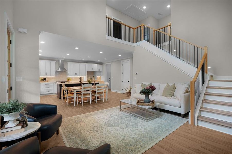 Furnished interior view inside a new home in , Ball Ground (Image 31).