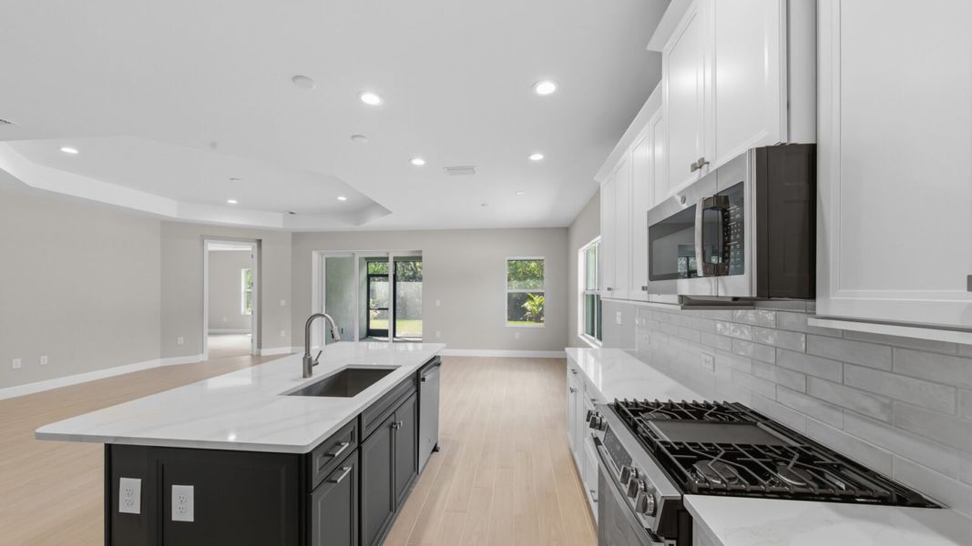 Furnished interior view inside a new home in Verandah, Fort Myers (Image 6).
