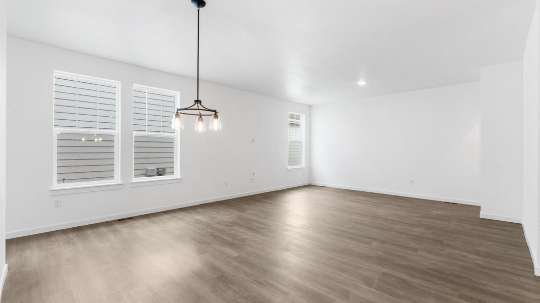 Furnished interior view inside a new home in Timnath Lakes, Timnath (Image 7).