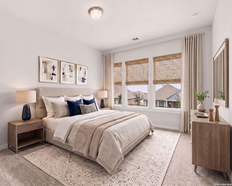 Furnished interior view inside a new home in The Crossvine, Schertz (Image 11).