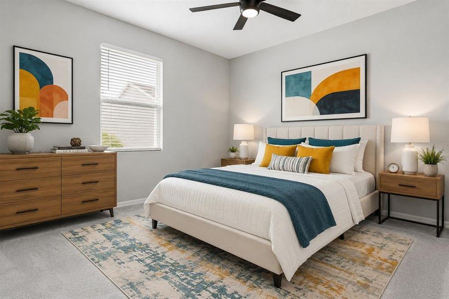Furnished interior view inside a new home in Epperson, Wesley Chapel (Image 33). Furnished interior view inside a new home in Epperson, Wesley Chapel (Image 33).