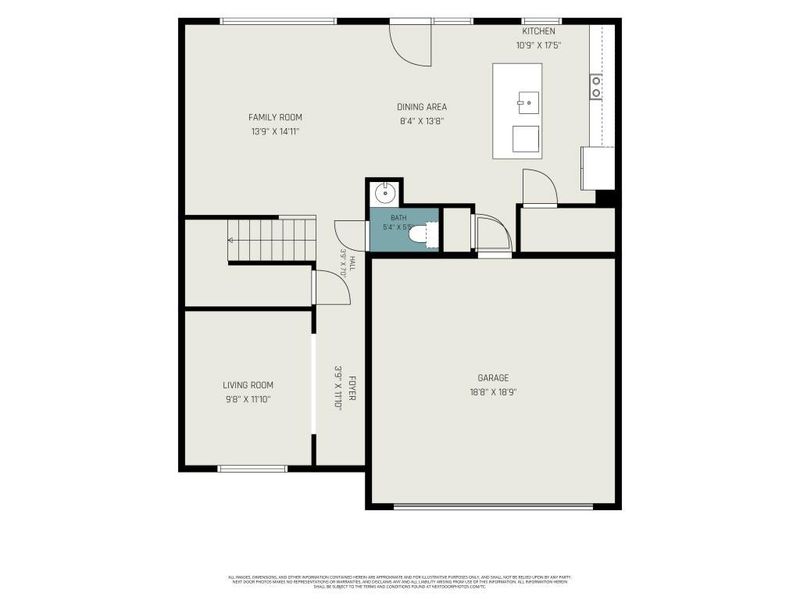 2D floor plan layout of this home in , Fairburn, GA (Image 5).