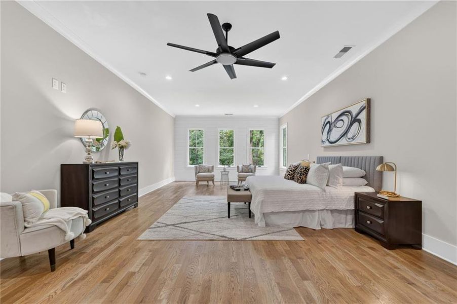 Furnished interior view inside a new home in , Cumming (Image 16).