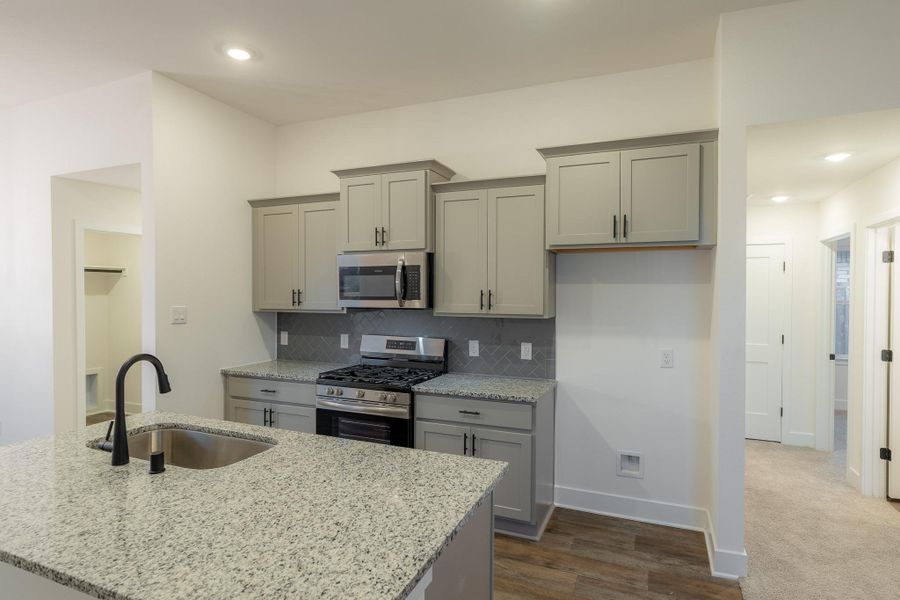 Furnished interior view inside a new home in , Dickinson (Image 3).