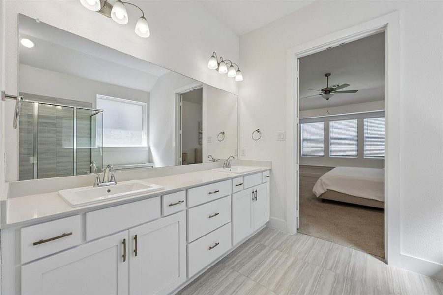 Furnished interior view inside a new home in Painted Tree, McKinney (Image 16).