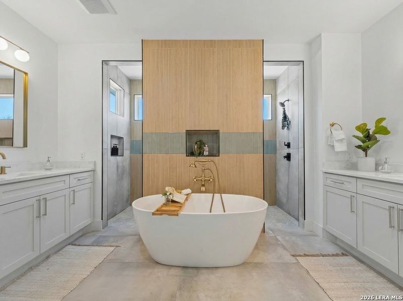 Furnished interior view inside a new home in , Bulverde (Image 10).