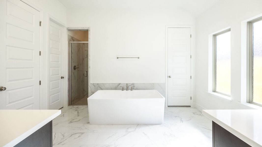 Furnished interior view inside a new home in Parkside On The River, Georgetown (Image 5).