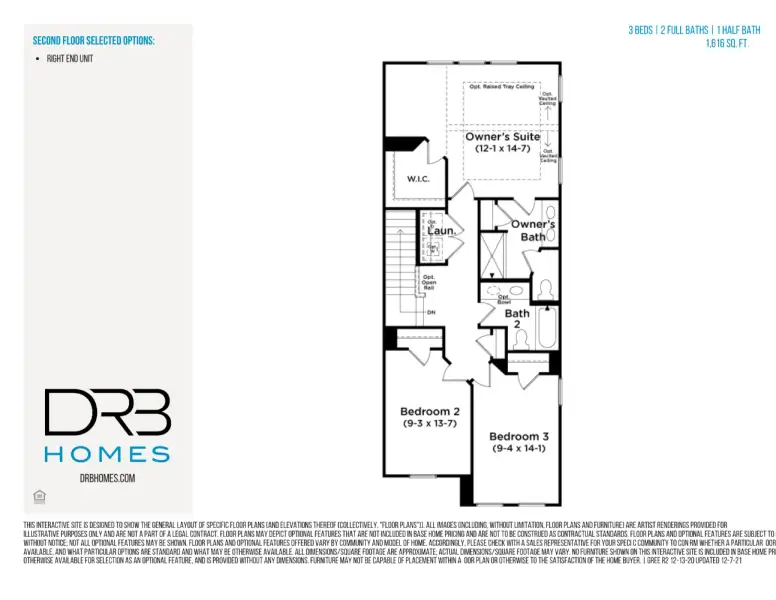 2D floor plan layout of this home in Marion Square, Greenville, SC (Image 4).