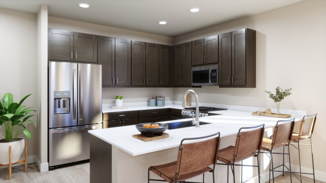 Representative furnished interior of a home built from the C by Trumark Homes in Erie Highlands, Erie (Image 5).