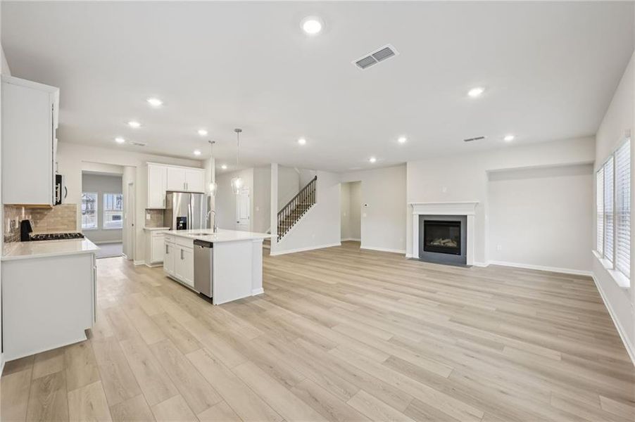 Spacious, unfurnished interior of a new home in Parkside at Grayson, Grayson (Image 18).