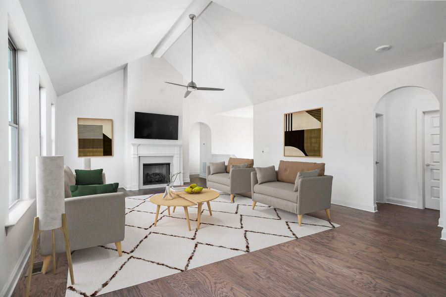 Representative furnished interior of a home built from the The Bayfield by Greentech Homes LLC in The Thicket at Sedman Hills, Hixson (Image 5).
