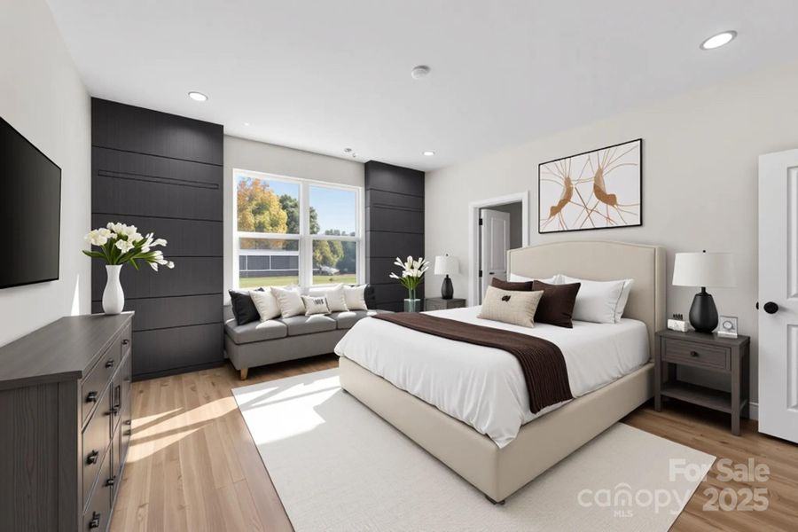 Furnished interior view inside a new home in , Monroe (Image 11).