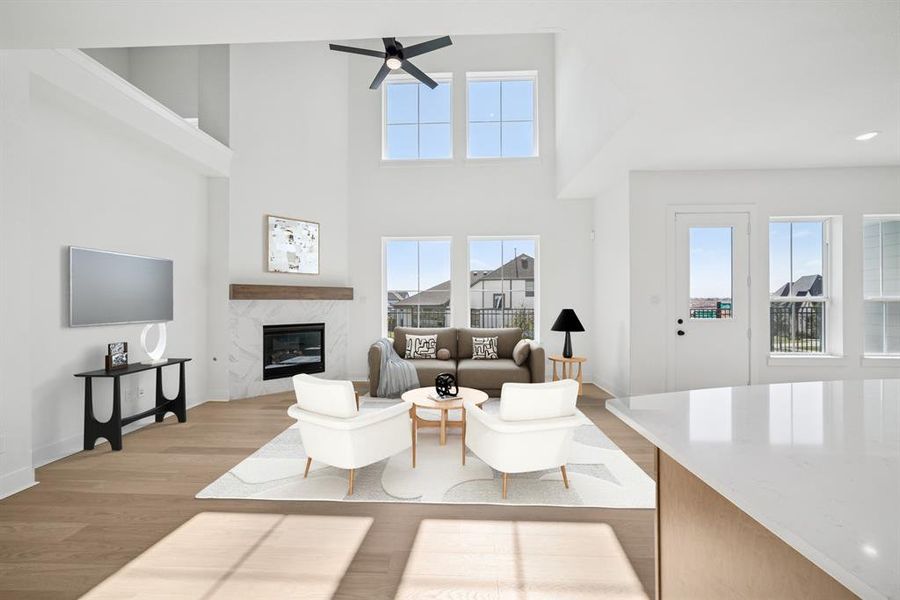 Furnished interior view inside a new home in Walsh Cottage, Fort Worth (Image 9).