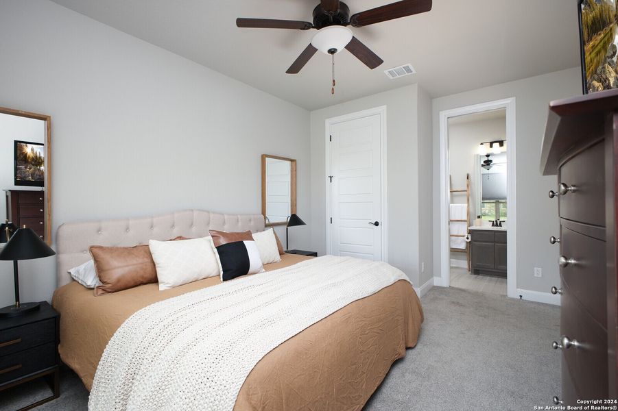 Representative furnished interior of a home built from the The Malta by Whitestone Custom Homes in Johnson Ranch, Bulverde (Image 20).