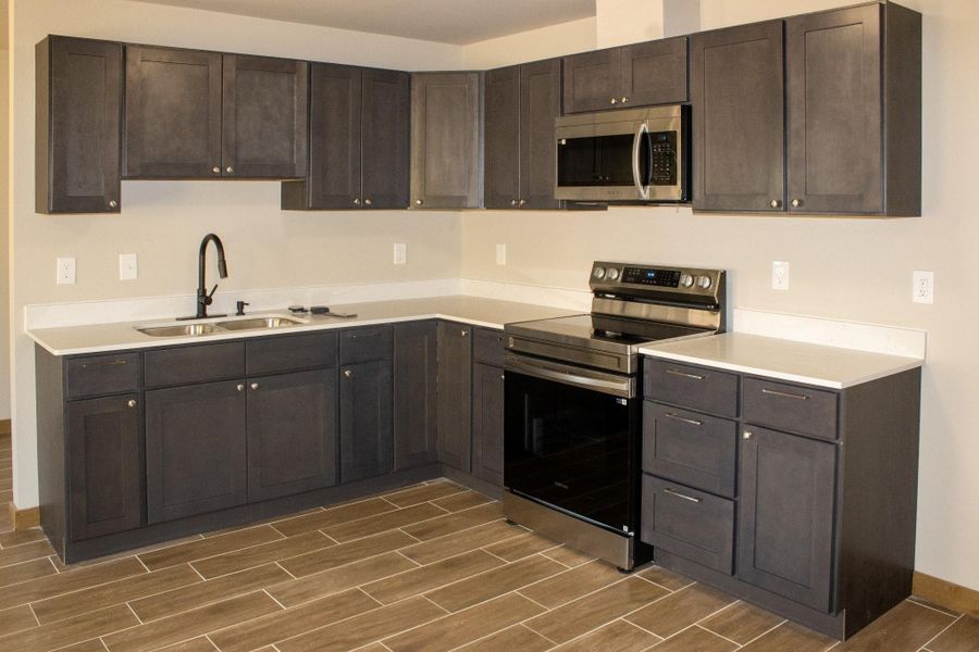 Furnished interior view inside a new home in , Cleveland (Image 3).
