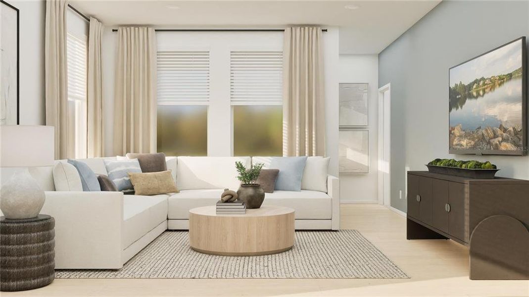 Furnished interior view inside a new home in Wellness Ridge, Clermont (Image 3).