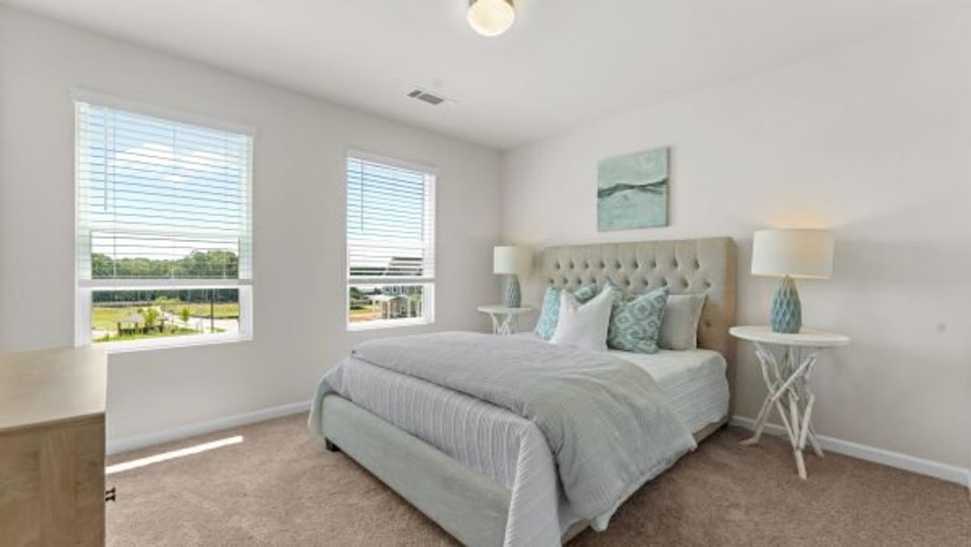 Representative furnished interior of a home built from the Kinsley by Piedmont Residential in Magnolia Trace, Flowery Branch (Image 14).