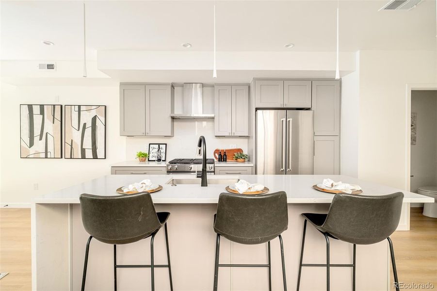 Furnished interior view inside a new home in , Denver (Image 5).