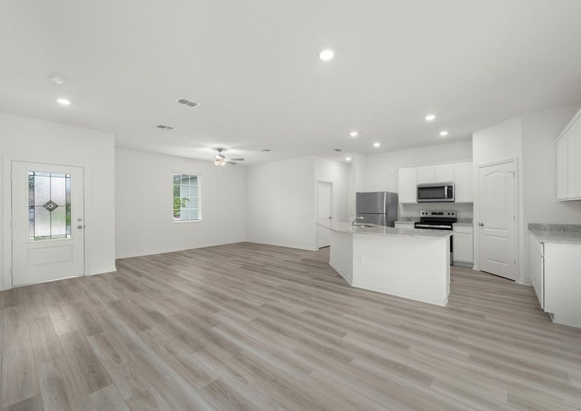 Spacious open-concept