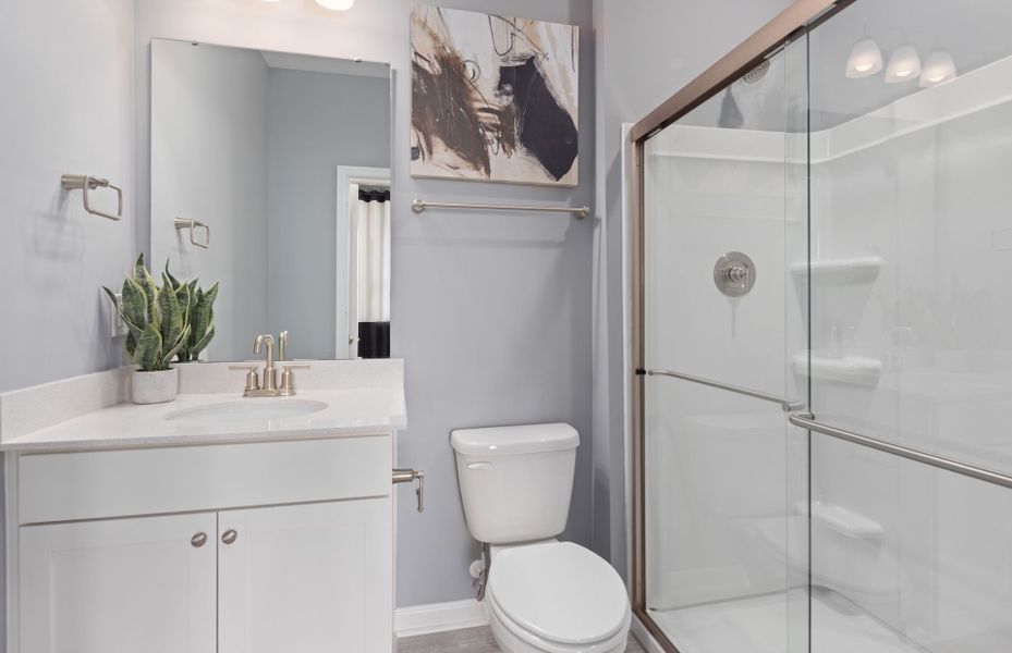 Representative furnished interior of a home built from the Joliet by Pulte Homes in Lakeside Townes at Riverlights, Wilmington (Image 9).