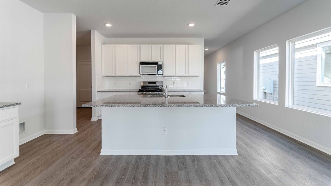 Furnished interior view inside a new home in Garden Grove, San Antonio (Image 6).