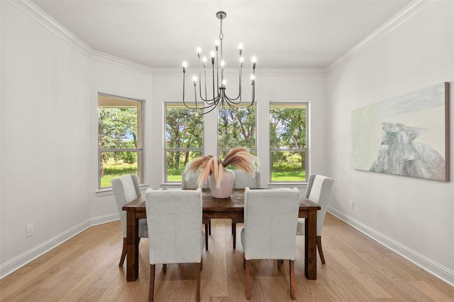 Furnished interior view inside a new home in , Weatherford (Image 26).