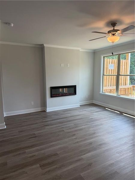 Spacious, unfurnished interior of a new home in Towns at Enclave, Lawrenceville (Image 13). Spacious, unfurnished interior of a new home in Towns at Enclave, Lawrenceville (Image 13).