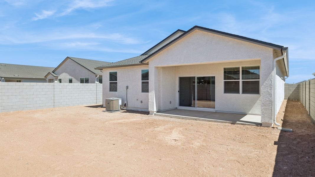 Exterior details and patio area of a home in Quail Ranch, San Tan Valley (Image 20). Exterior details and patio area of a home in Quail Ranch, San Tan Valley (Image 20).