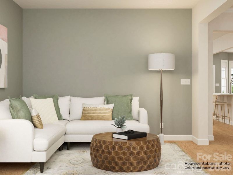 Furnished interior view inside a new home in Harris Mill, Indian Land (Image 4). Furnished interior view inside a new home in Harris Mill, Indian Land (Image 4).