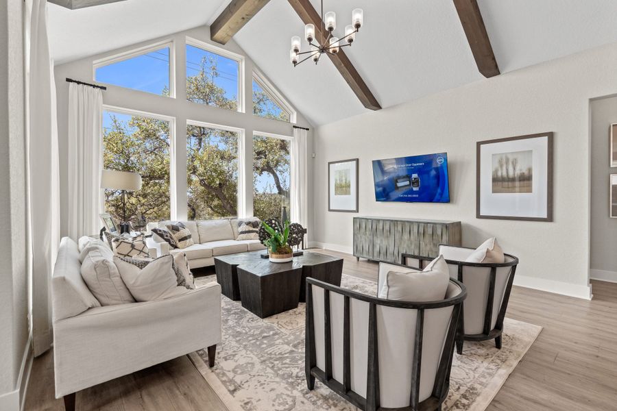 Furnished interior view inside a new home in Esperanza – New Phase Now Selling, Boerne (Image 23). Furnished interior view inside a new home in Esperanza – New Phase Now Selling, Boerne (Image 23).