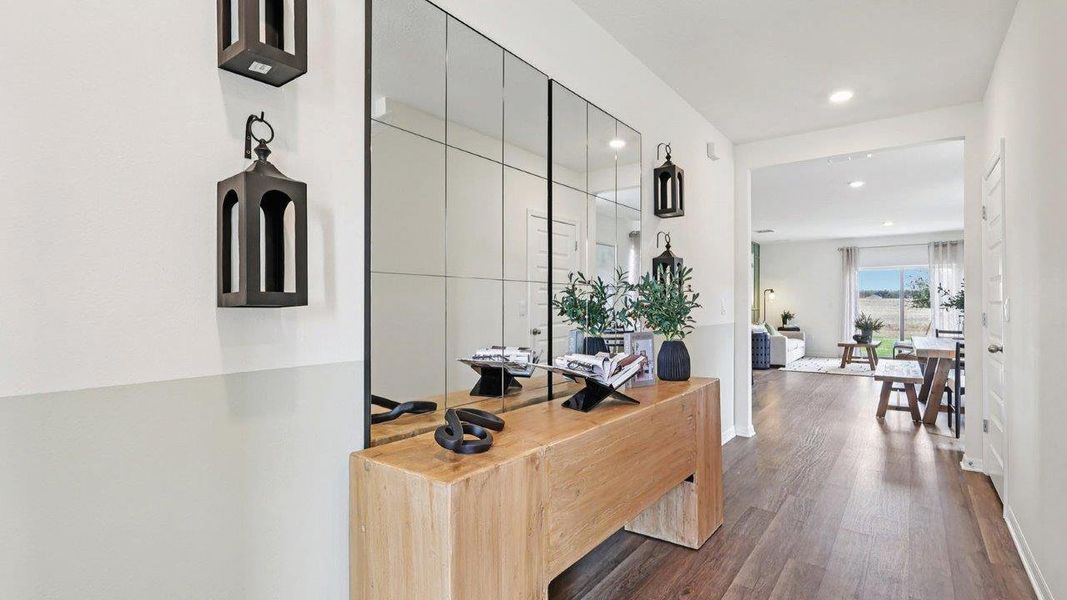 Furnished interior view inside a new home in Crosswinds, Haines City (Image 5).