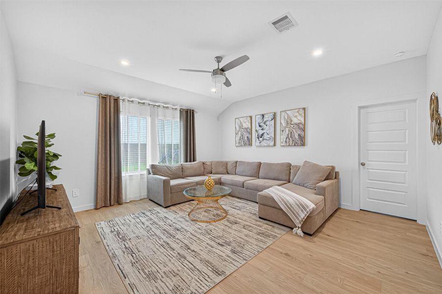 Furnished interior view inside a new home in , Katy (Image 32). Furnished interior view inside a new home in , Katy (Image 32).